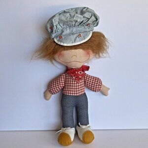 Vintage Chip Vivian Green EG Kisses Rag Doll Goldberger Taiwan 14"